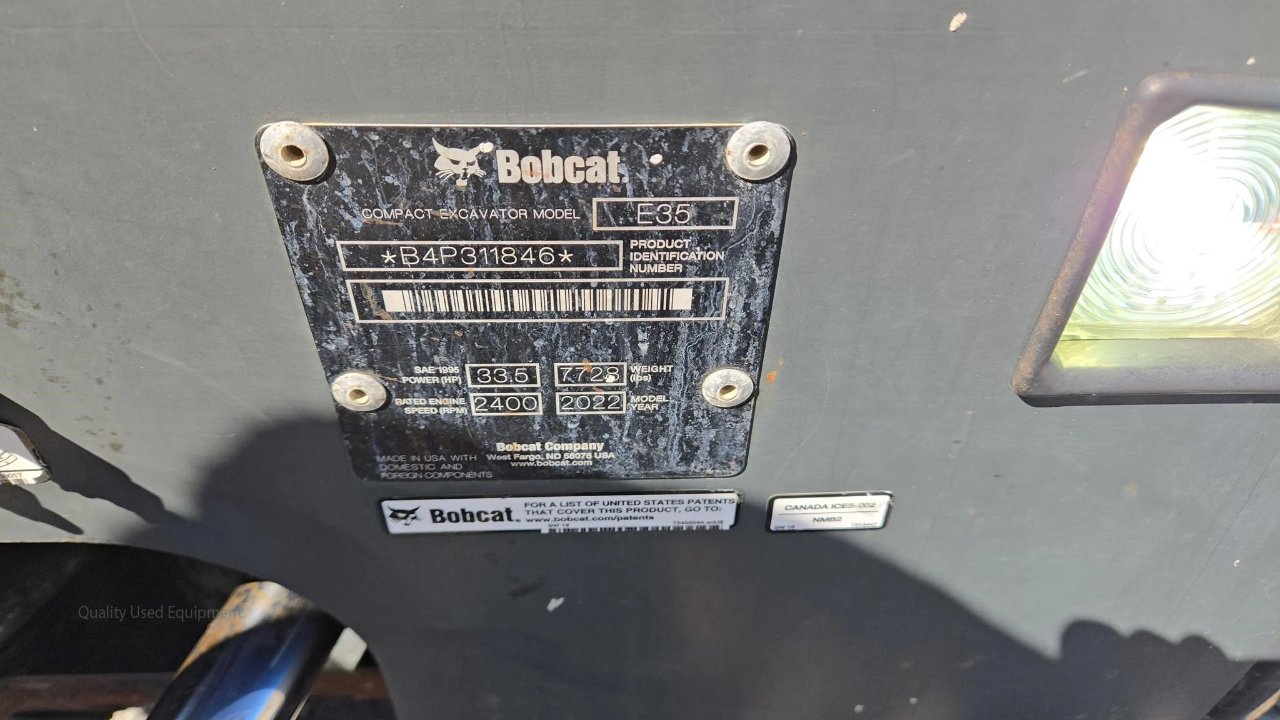 2022 BOBCAT E35R2
