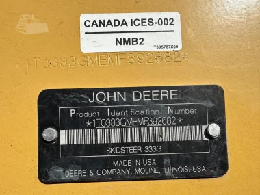 2021 DEERE 333G